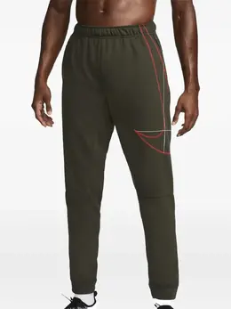 Nike: Зелёные брюки  Dri FIT