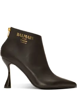 Balmain: Чёрные ботинки 