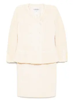 CHANEL Pre-Owned: Белая юбка 
