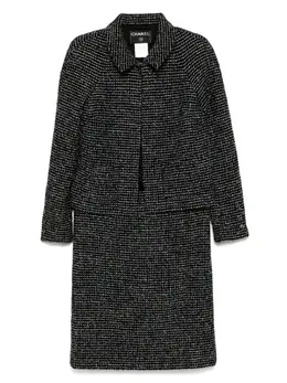CHANEL Pre-Owned: Чёрная юбка 