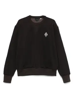 Lacoste: Коричневый свитшот 