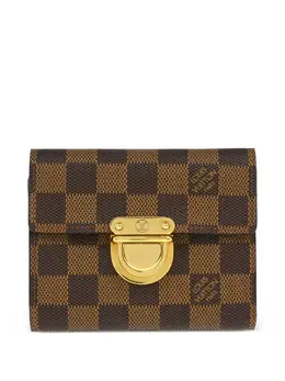 Louis Vuitton Pre-Owned: Коричневый кошелёк 