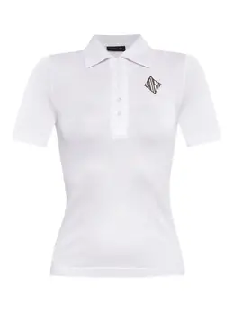 Lacoste: Белое поло 