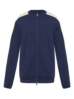 Moncler: Куртка с лампасами 