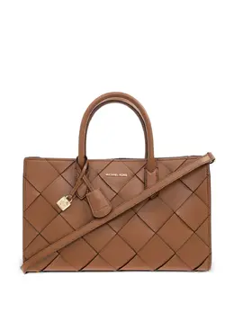 Michael Michael Kors: Коричневая сумка-шоппер 