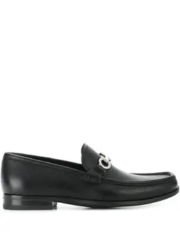 Ferragamo: Чёрные туфли  Gancini