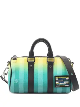 Louis Vuitton Pre-Owned: Зелёная сумка 