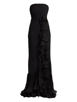 Tadashi Shoji: Чёрное платье 