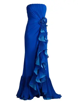 Tadashi Shoji: Голубое платье 