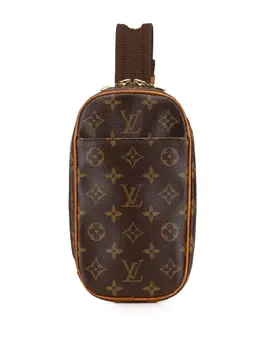 Louis Vuitton Pre-Owned: Коричневая сумка через плечо 
