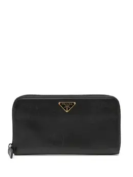 Prada Pre-Owned: Чёрный кошелёк 