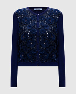 Blumarine: Синий кардиган 