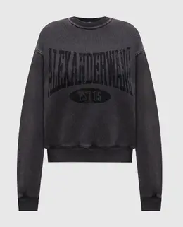 Alexander Wang: Серый свитшот 