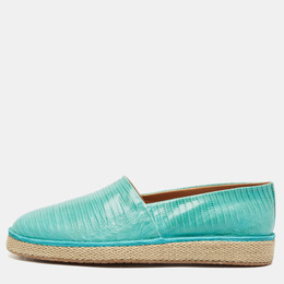 Salvatore Ferragamo: Голубые мокасины 