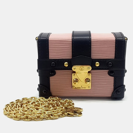Louis Vuitton: Розовая сумка  Épi