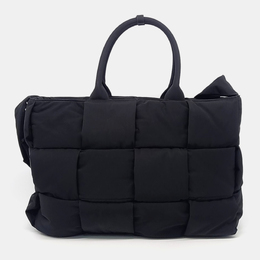 Bottega Veneta: Чёрная сумка  Arco