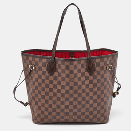 Louis Vuitton: Коричневая сумка  Neverfull MM