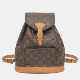 Louis Vuitton: Коричневый рюкзак 