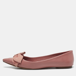 Tory Burch: Розовые балетки 