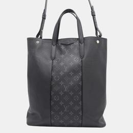 Louis Vuitton: Чёрная сумка-шоппер 