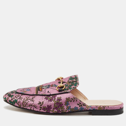 Gucci: Чёрные сабо  Princetown