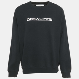 Off-White: Чёрный свитшот 