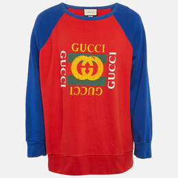 Gucci: Голубой свитшот 