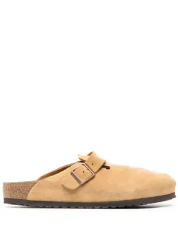 Birkenstock: Коричневые сабо  Boston