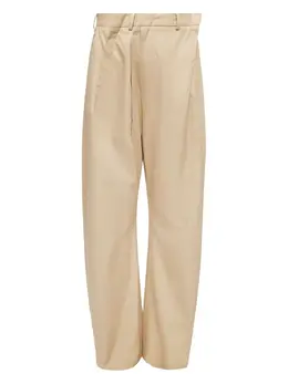 MM6 Maison Margiela: Бежевые брюки 