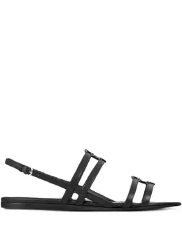 Ferragamo: Чёрные сандалии 