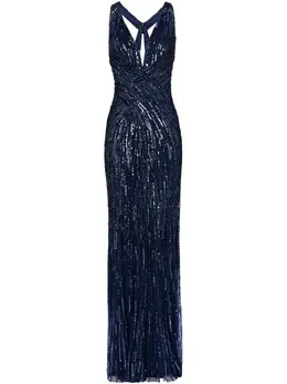 Jenny Packham: Синее платье 