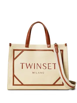 TWINSET: Сумка-шоппер с принтом 