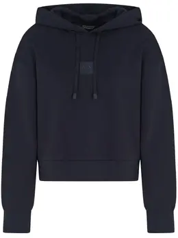 Armani Exchange: Чёрная толстовка 