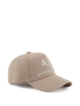 Armani Exchange: Бежевая кепка 