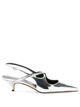 Proenza Schouler: Серебристые туфли 