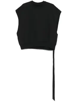 Rick Owens DRKSHDW: Чёрный жилет  Jumbo
