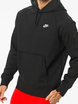 Nike: Чёрная толстовка 