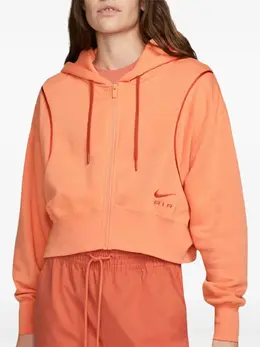Nike: Оранжевая толстовка  Swoosh