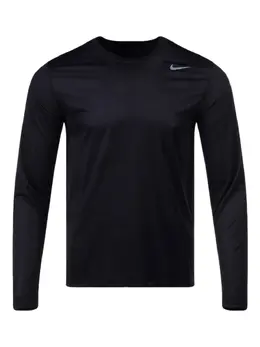 Nike: Чёрная футболка  Dri FIT