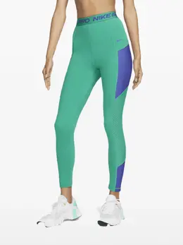 Nike: Зелёные легинсы  Dri FIT