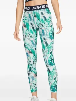 Nike: Зелёные легинсы  Dri FIT