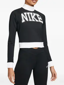 Nike: Чёрный топ  Sportswear