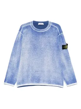 Stone Island: Голубой свитер  Compass