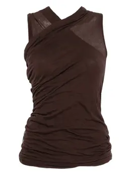 Rick Owens: Коричневый топ  Banana