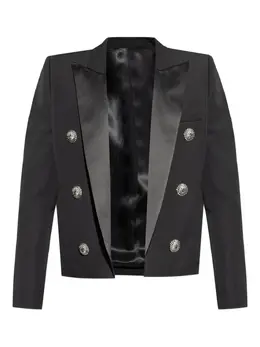 Balmain: Пиджаки из шерсти 