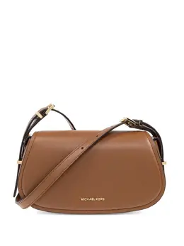 Michael Michael Kors: Коричневая сумка через плечо 