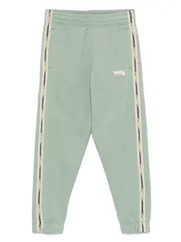Maison Kitsuné: Зелёные брюки 