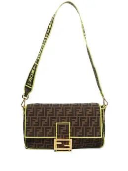 Fendi Pre-Owned: Коричневая сумка через плечо 