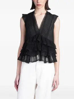 alice + olivia: Чёрная блуза 