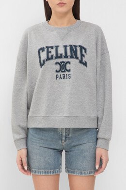 Celine: Трикотажный свитшот 